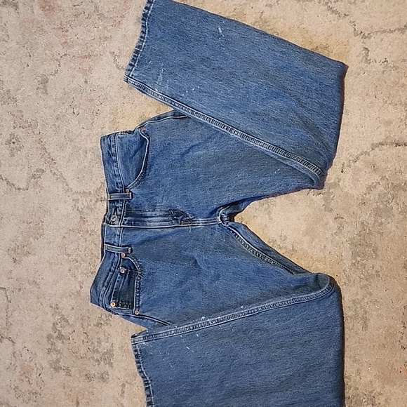 Vintage Levis Jeans 505 Mens Size 32x32 Light Blue Straight Denim Red Tag 90s - Picture 8 of 15